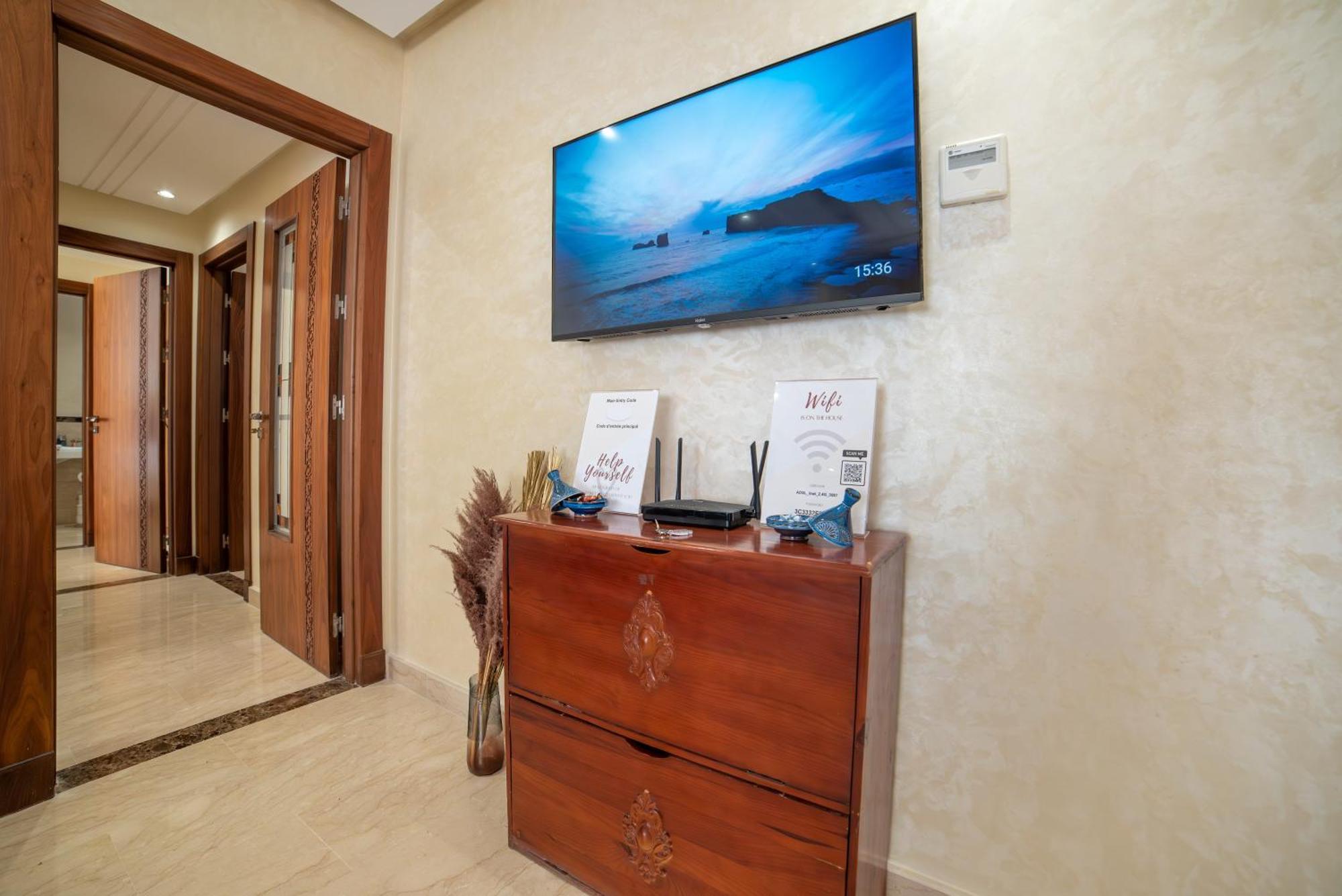 Luxury Seafront Apartment 101Sqm With Wi-Fi And Parking Agádír Exteriér fotografie
