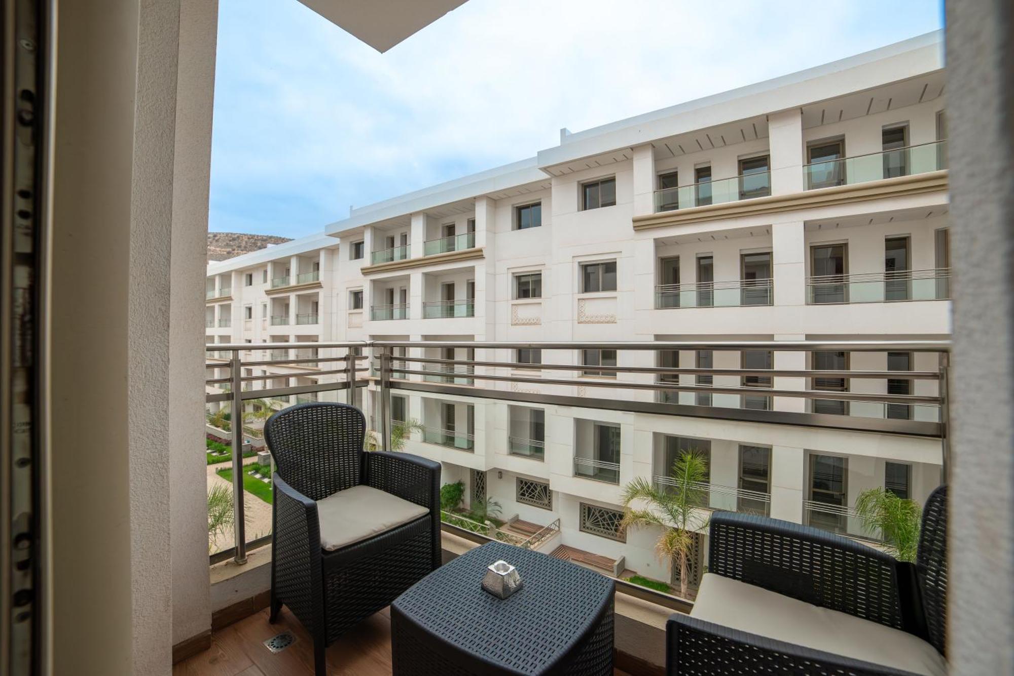 Luxury Seafront Apartment 101Sqm With Wi-Fi And Parking Agádír Exteriér fotografie