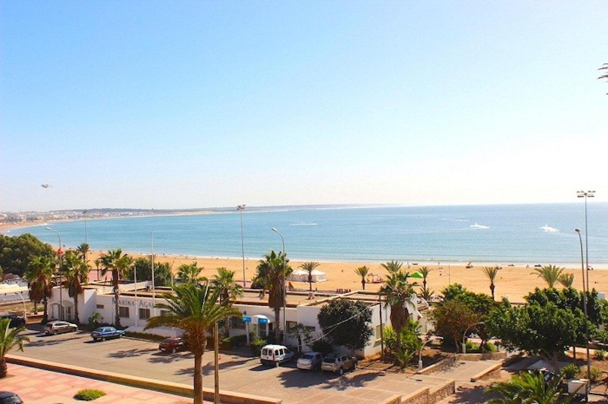 Luxury Seafront Apartment 101Sqm With Wi-Fi And Parking Agádír Exteriér fotografie